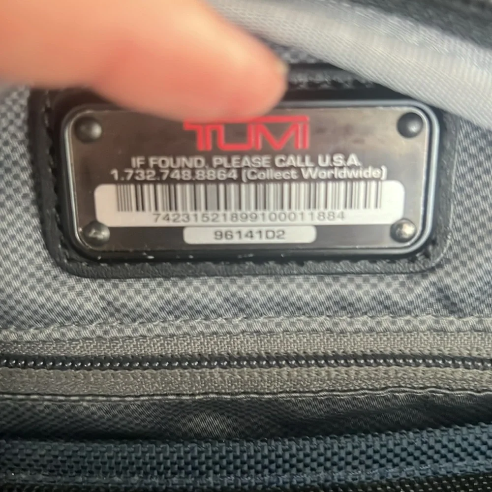 TUMI Classic Black Men's Briefcase bag